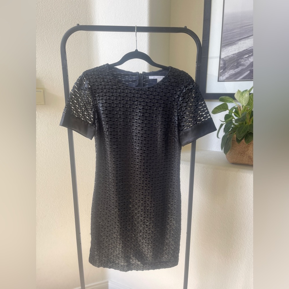 DVF black dress size 8
